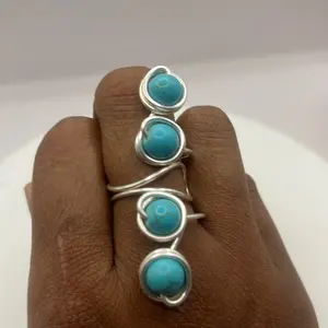 Turquoise adjustable ring Turquoise adjustable ring