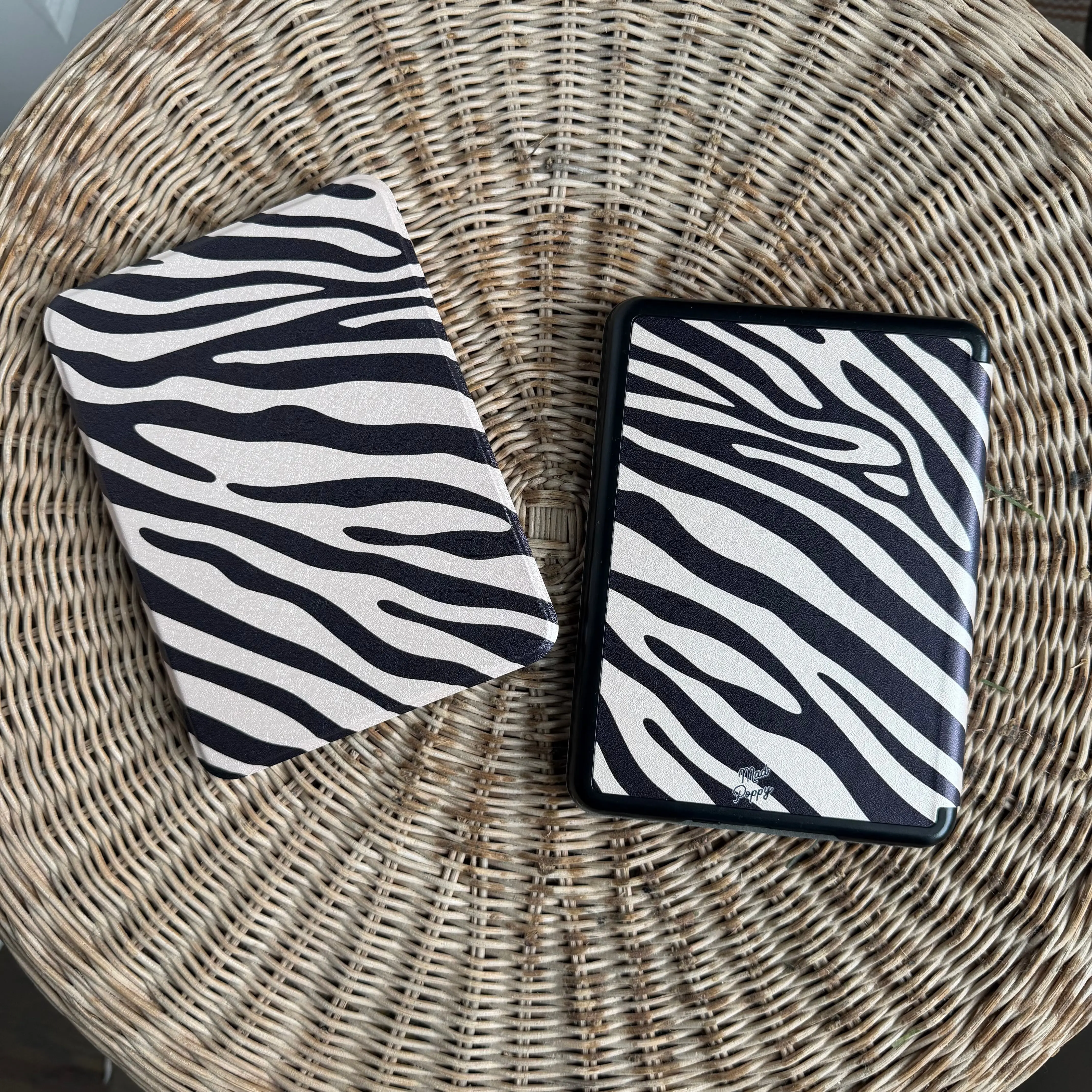 Wild Thing Zebra Print Kindle Case | Full or Clear Back