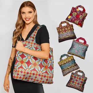 Envirosax Full Pouch Recycled Polyester Sets - Ankara Set of 5