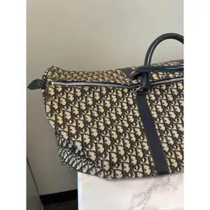 Pre-owned Dior CANVAS Luggage VINTAGE DUFFLE BAG
