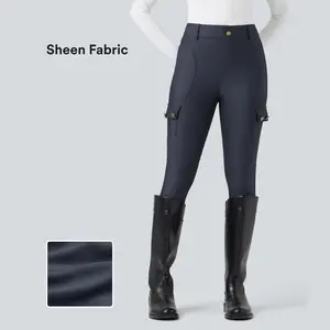 Halara High Waisted Sheen 7/8 Leggings with Pockets