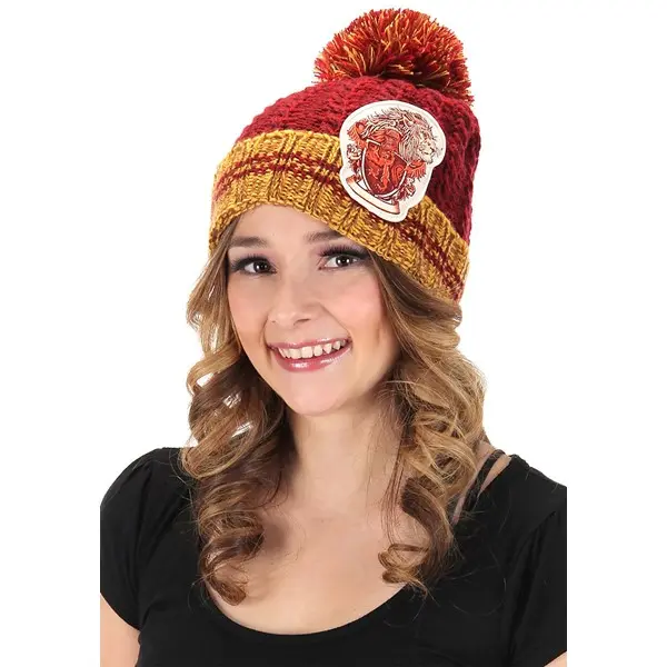 Gryffindor Heathered Pom Beanie