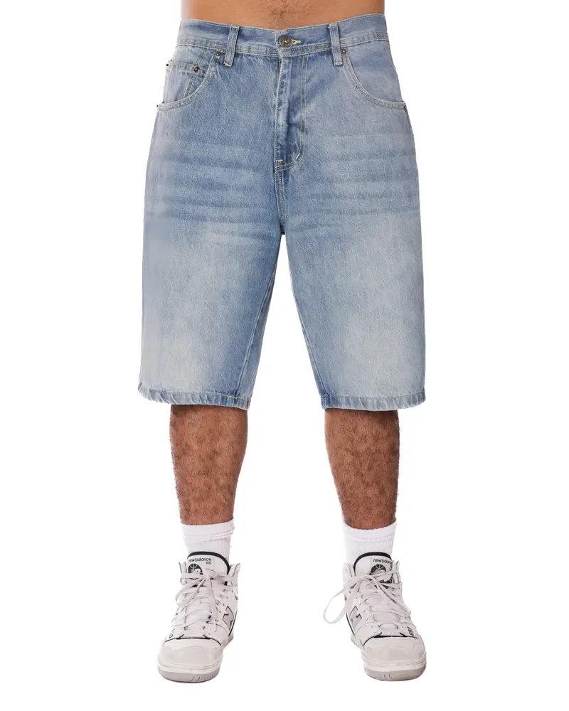 Dirt Washed Blue Loose Jorts