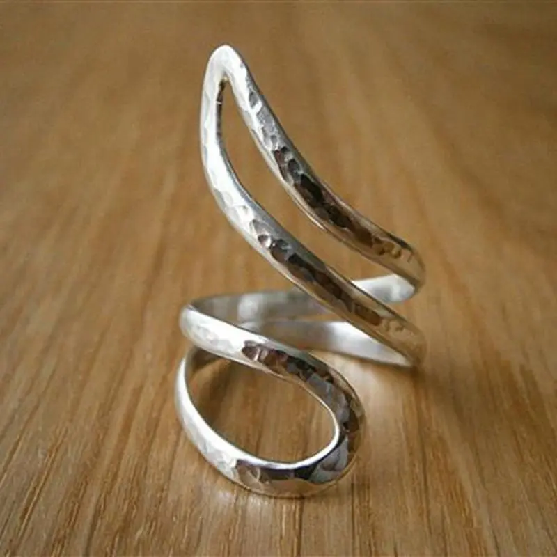 [Trumb Twist Ring] 1pc Trumb Ring Twist Ring, Unique Ring for Women, Ring