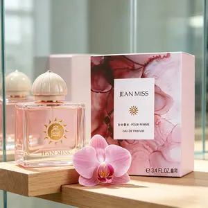 JEAN MISS Sweet Floral Perfume | Pink Velvet Bottle + Cage Cap - Cute Luxury Women’s Fragrance”