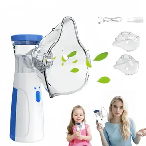 Portable Handheld Nebulizer,Portable Nebulizer, USB Rechargeable Mist Maker with Accessories,Accessories for Adult & Kid,Handheld Electric Atomizer for Breathing Lssues,Gift for Mum,Body Care Appliances for Home & Travel, Portable Nebulizer Machine