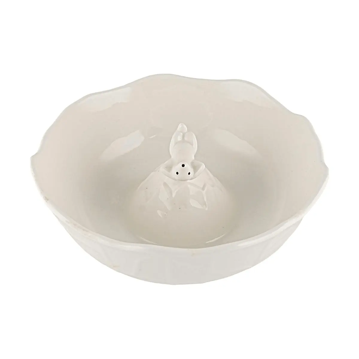 Glaze Story Polar Bear Ceramic Salad Bowl - Cute Animal Soup & Rice Bowl for Home Kitchen Dining