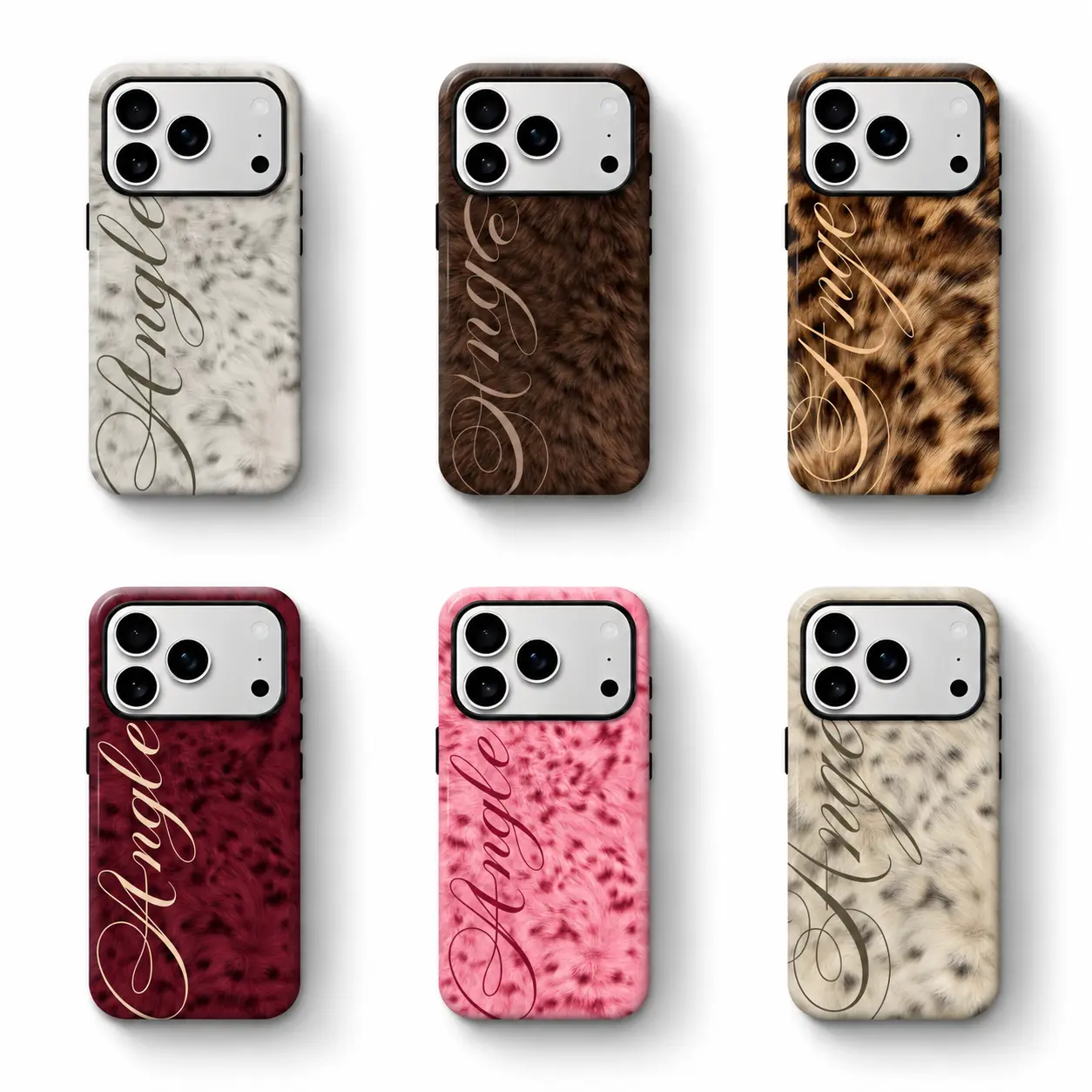 Custom Lucky Letter Script Smartphone Case - Durable Double-Layer TPU & Plastic Shockproof Cover for Handheld Devices: iPhone18Pro Max 17 Air,16 Plus,15 ProMax,14,13,12,11 Pro Max