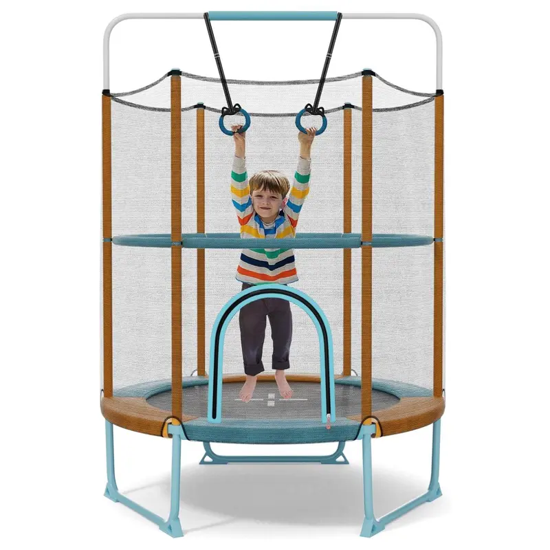 Costzon 55"/60" Trampoline for Kids,  No-Gap Jumping Mat, Easy to Assemble, Indoor/Outdoor, Ideal Gift for Boys and Girls,Christmas Festival Gift Black Friday Cyber Monday