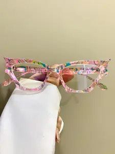 Trendy Frame Eyeglasses, Anti-blue Light Eyeglasses for Women & Men, Fashion Eyeglasses for Work, Daily Clothing Decor, Perfect for Student Daily Use