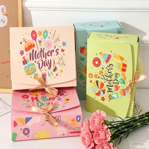 4 Pcs Party Gift Boxes, Wedding Favor Boxes, Holiday Gift Boxes, Candy Boxes, Chocolate Boxes, Perfect for Birthdays and Mother's Day