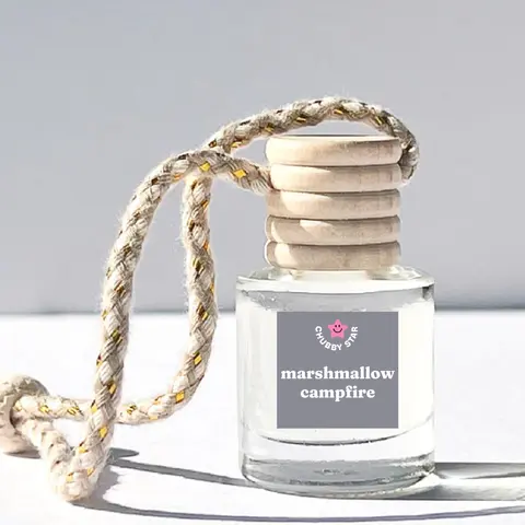 Marshmallow Campfire Scented Car Freshener - New Fall and Winter Scented Car Freshener - Car Air Freshner Decoration Highly Scented