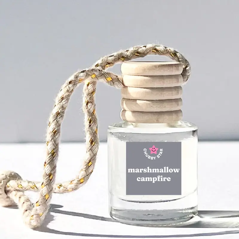 Marshmallow Campfire Scented Car Freshener - New Fall and Winter Scented Car Freshener - Car Air Freshner Decoration Highly Scented