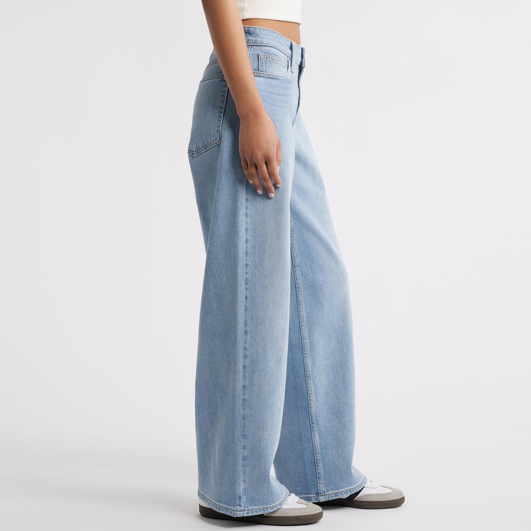 KatchMe Women's Leisure Low-Rise Stretch Multi-Pocket Wide Leg Jeans, Versatile Women's Bottom for Daily Wear Outdoor, Street Trousers, Cozy Womenswear(CN) KatchMe Women's Leisure Low-Rise Stretch Multi-Pocket Wide Leg Jeans, Versatile Women's Bottom for Daily Wear Outdoor, Street Trousers, Cozy Womenswear(CN)