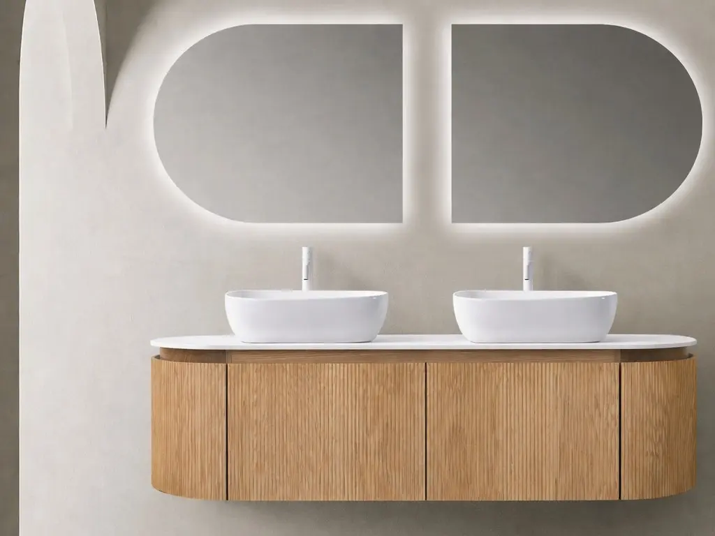 Floating Double Vanity