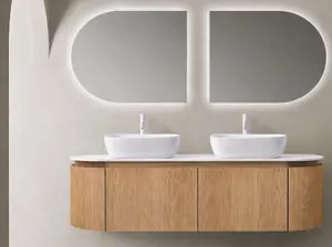 Floating Double Vanity