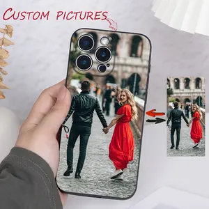 Custom Photo Phone Case – Please Send Image After Purchase.One Black Matte TPU Phone Case for iPhone 16 15 14 13 12 xs XR 7 8 6S 11 Pro Plus ProMax Phone Case DIY Pattern Custom Phone Case, Black Matte TPU Phone Case for Birthday Gifts, Holiday Gifts