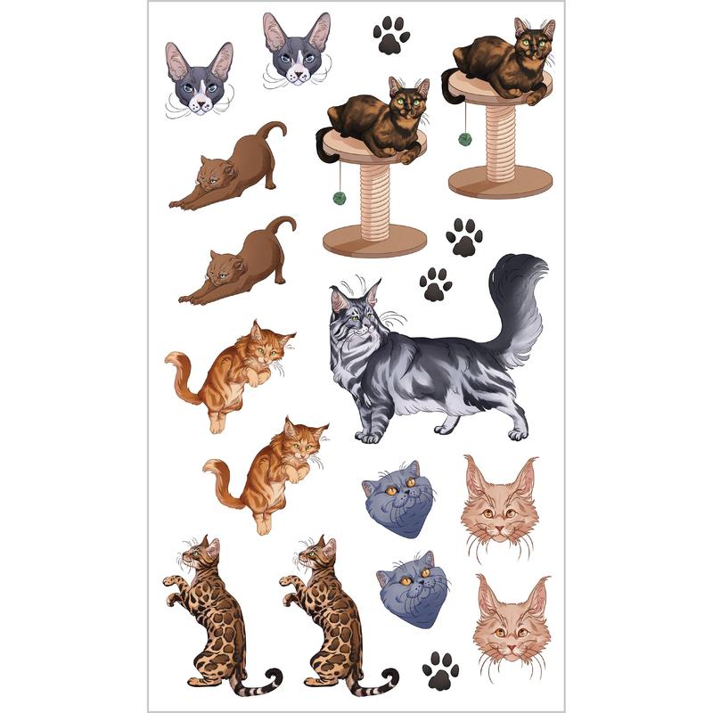 Cute, Cuddly Tattoo Cats & Kittens