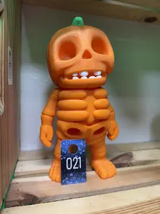 Big Pumpkin Skeleton 3D print fidget