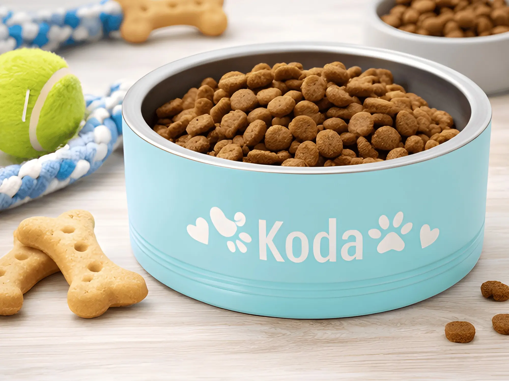 Polar Camel Custom Engraved Dog Bowl - Personalized Pet Feeding Bowl with Name Koda - Durable & Stylish Design for Dogs
