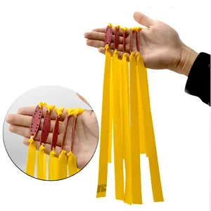 Piaoyu Outdoor Hunting Shooting Bow Accessories Durable Rubber Bands, 0.75mm Thickness High Quality Hunting Equipment