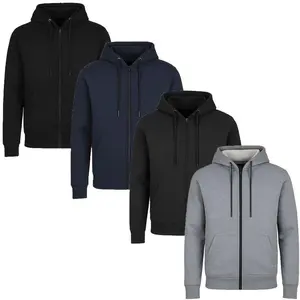Men? 3-Pack Fleece-Lined Full-Zip & Pullover Hoodies