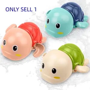 Bath Toys Gift Set for Boys & Girls Ages 1-3, Floating Windmill Bathtub Toy, Swimming Turtle Bath Tub Accessory, Pool Water Playthings
