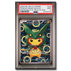 PSA 9 Poncho Pikachu Rayquaza #230