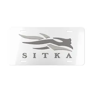 Custom Sitkaa Camo Vanity Plate With Camo Blackout V2