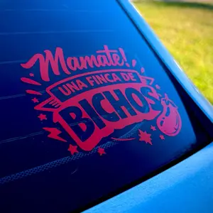 Mamate una finca de bichos - Vinyl Sticker (Waterproof)