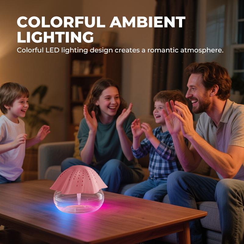 MORENTO 606C Air Revitalizer & Freshener,  Water-Based Air Purifier, Aroma Diffuser with 7-Color LED Effect or Home Office Pet Owners & Smokers,  Energy-Saving & Quiet Operation, Ocean Starfish Design, Humidifier#TikTokShopBlackFriday