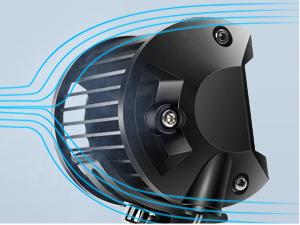 Nilight 2 Pcs 4 Inches 60W Led Pods with 2.5 Inches Tow Hitch Mounting Brackets Backup Reverse Lights Rear Light Bar for Pickup ATV SUV Truck Trailer Boat