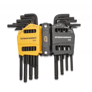GearWrench SAE & Metric Ball End Long Arm Hex Key Set - 26 Piece