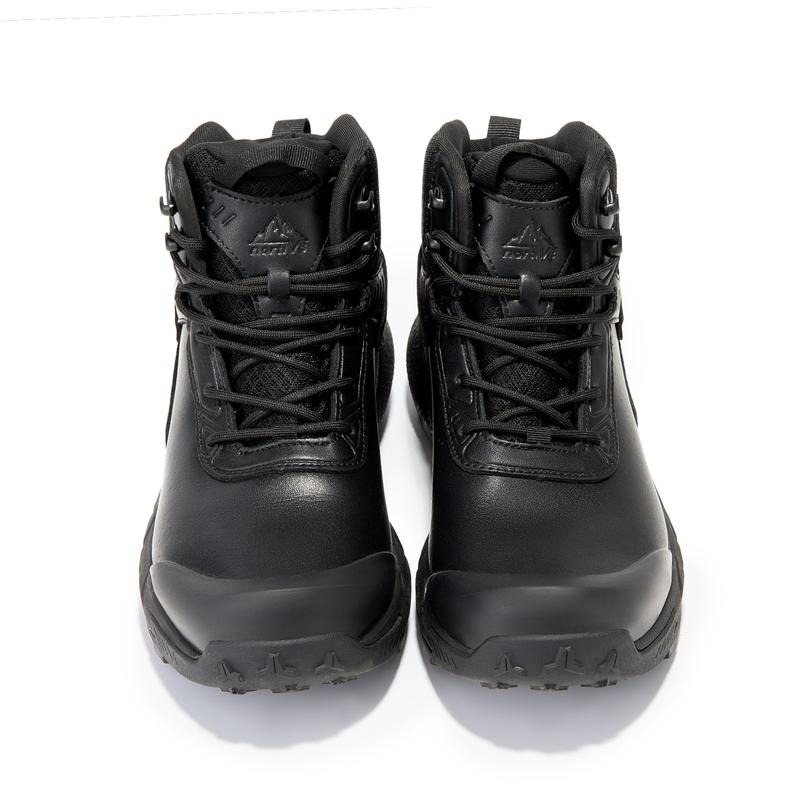 NORTIV 8 VaporGuard Men's Waterproof Military Tactical Boots Black Closed Ankle-high Design YKK Zipper Hook-Loop Strap Closure Breathable Durable NORTIV 8 VaporGuard Men's Waterproof Military Tactical Boots Black Closed Ankle-high Design YKK Zipper Hook-Loop Strap Closure Breathable Durable