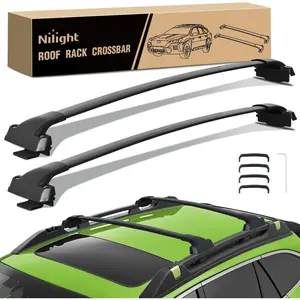 Nilight Roof Rack Cross Bars Compatible with Subaru Outback Wilderness 2022 2023 2024 with Side Rails, Adjustable Aluminum Less Wind Noise Car Crossbars for Cargo Carrier Luggage Kayak Tent Snowboard