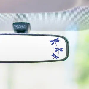 Blue Chrome Dragonfly Decal, Waterproof Car