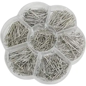 700 count Assorted of 7 Sizes Mix Flat  Pins for  Making (Anti-, Mix)