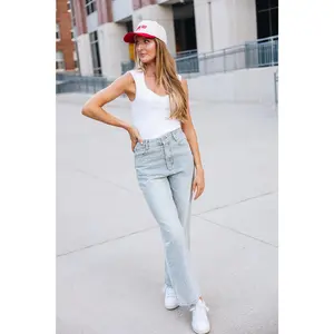 Paige Polka Dot Denim