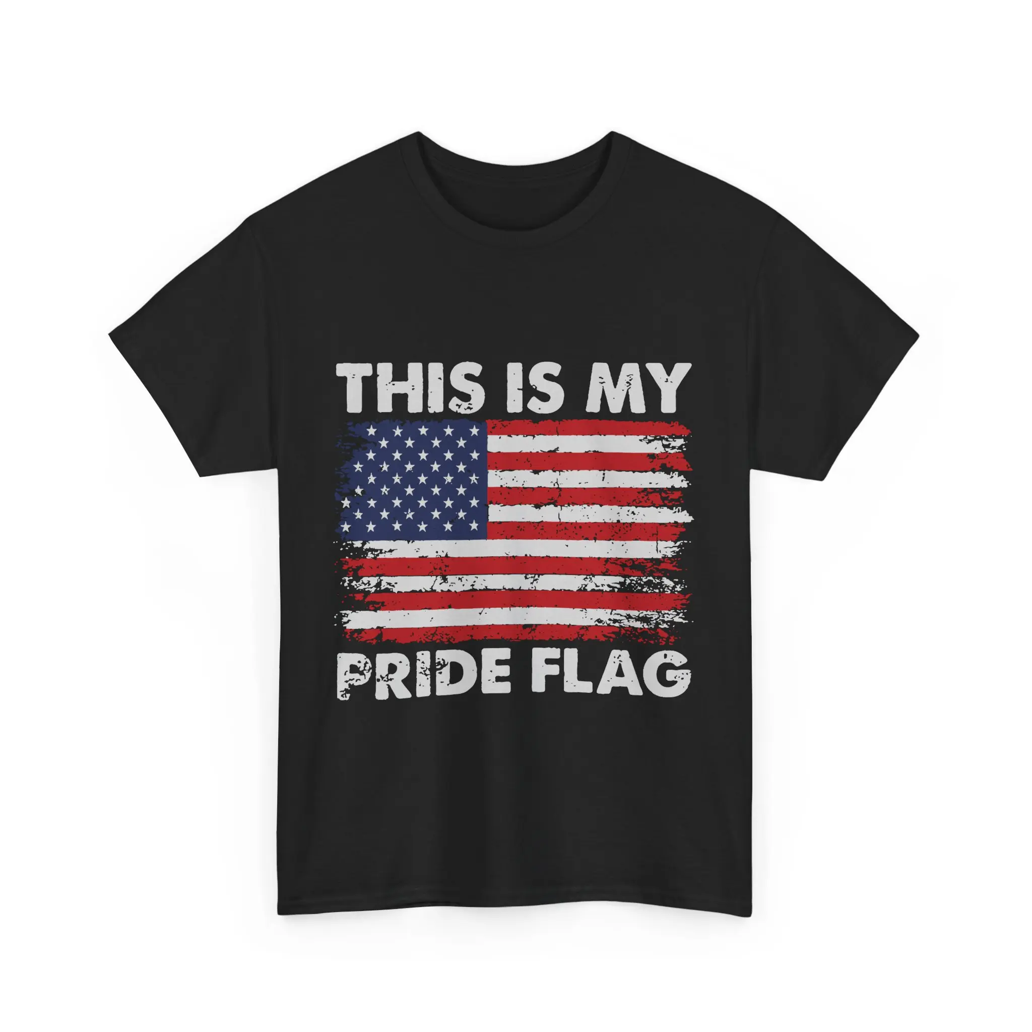 Men's Bold Statement Short-Sleeve Graphic T-Shirt - Round Neck, Smooth Seamless Cotton, Casual Loose Menswear Streetwear Top (Unisex Option), Red White Blue Stripe With Star Patch, Star And Stripes Pattern, Red White Blue Stripe With Star Patch Men's Shor