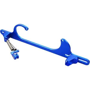 Adjustable Aluminum Throttle Cable Bracket for 4150 4160 Series Carburetor Blue