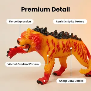 Tiger Statue - Striking Tiger Sculpture, Unique Holiday Birthday Gift for Adults, Cool Home Office Decor, Creative Present for Men & Women