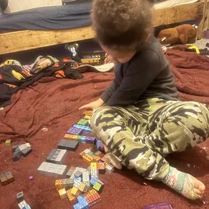 Magnetic Blocks-100PCS Magnetic Building Blocks Magnetic Tiles Stacking, Build-Magnet-World Set, STEM Montessori Sensory Toys magnet blocks，Valentine's Day Gifts, Boyfriend Gifts Educational Activities Creative Play Outdoorfun Square