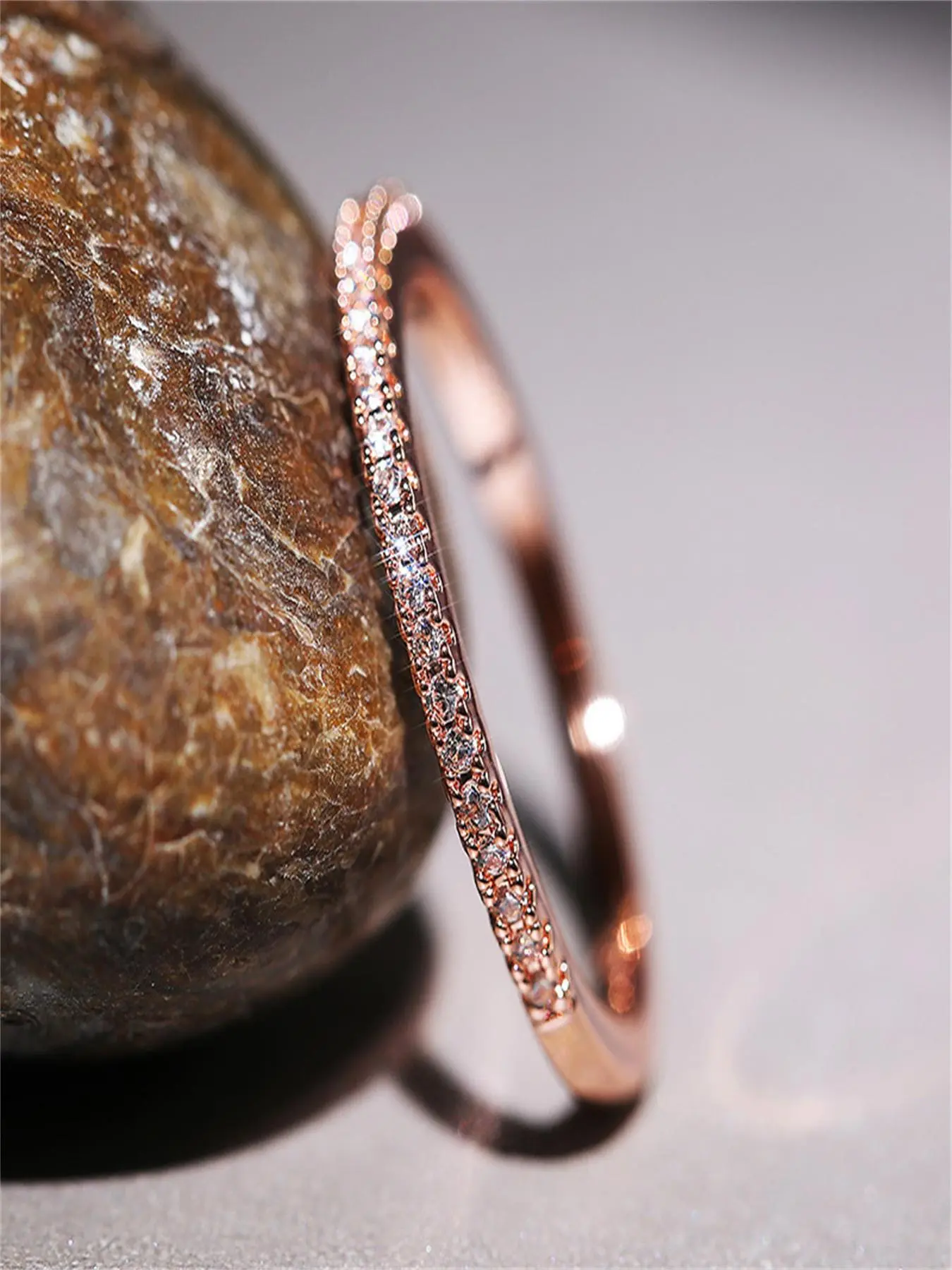 Fashion Shining Rhinestone Decorated Ring, Adjustable Rings, Elegant Fashionable Jewelry for Party, Daily Clothing Decor for Girl, Trendy All-match & Exquisite Jewelry for Birthday Gift, Elegant Glittering Ring, Beautiful Rings, Unique Rings