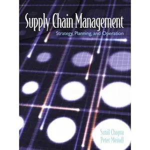 USED-Supply Chain Management: Strategy, Planning and Operations by Sunil Chopra (Hardcover)
