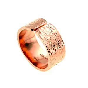 10mm Texturized Copper Cuff Ring