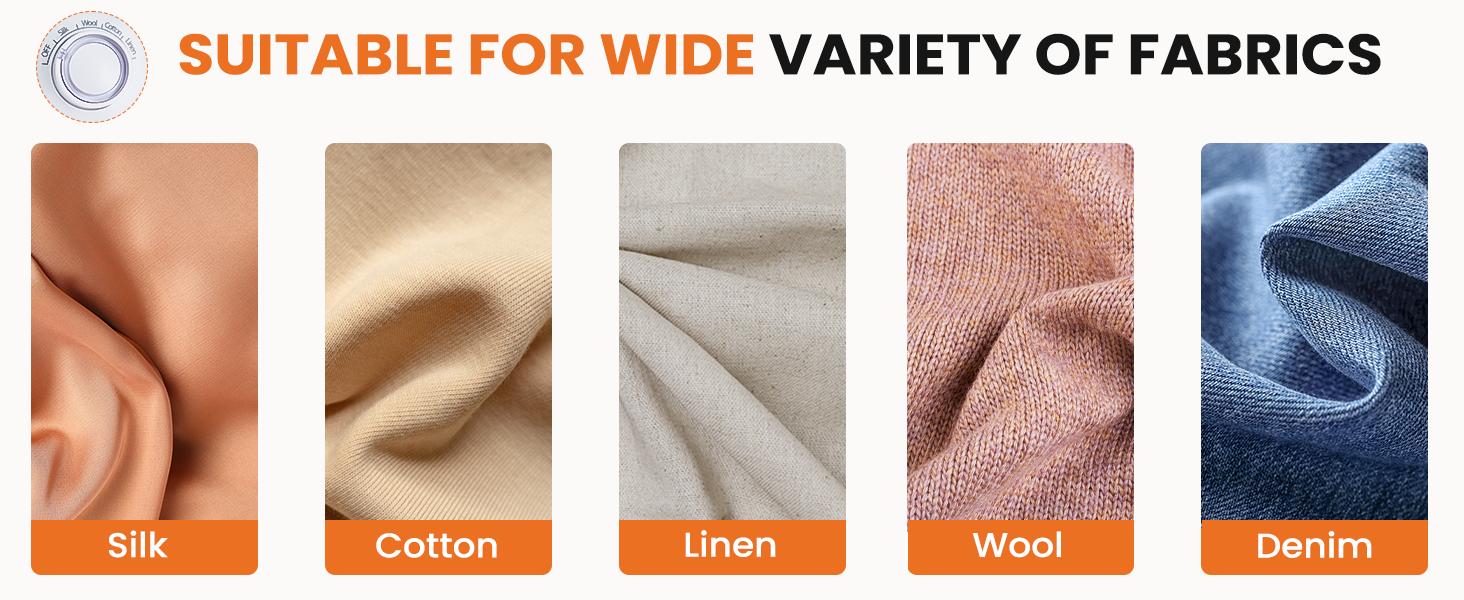 Standing Garment Steamer, 1500W Powerful Steamer for Clothes, 1.7L Water Tank for 55 Min Continuous Steaming, Professional Wrinkle Remover Heats