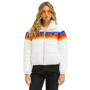 5 STRIPE APRES JACKET - GLOSSY WHITE