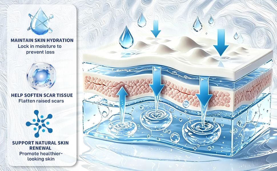 CJMJIM Advanced Silicone Scar Cream Gel 30g – Advanced Silicone Scar Treatment, Lightweight, Quick-Drying & Alcohol-Free Formula – Helps Reduce the Appearance of Surgical, C-Section, Burn & Acne Scars, Smooth & Soften Skin for Daily Scar Care