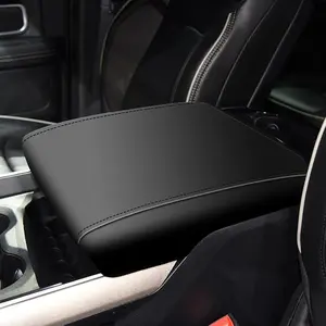 For Dodge RAM 1500 2018-2025 Center Console Armrest Cover Pad Protector Black