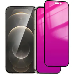 2 Pack  Screen Protector for  12 /  12 Pro 2020 Tempered Glass for iPhone12Pro True 25?Anti Spy Private Gradient Colorful Case Friendly (6.1 inch )